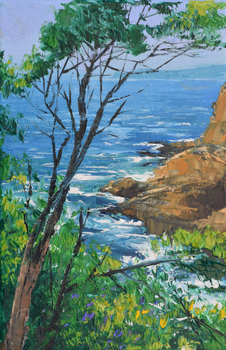 "Rocky Cove, Le Lavandou Painting" available at Artifex 