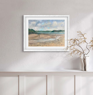 "Incoming Tide, Camel Estuary painting" available at Artifex 