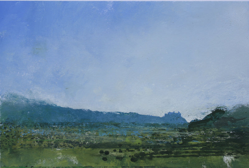 "Distant view of Harlech Castle Painting" available at Artifex 