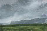"View of Bird Rock from the A493 near Bryncrug Painting" available at Artifex 