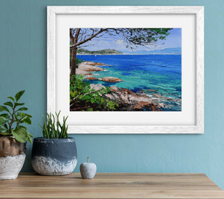 "Sailing Boats, The Riviera Painting" available at Artifex 