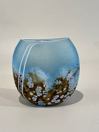 "Beach Flat Vase" available at Artifex 