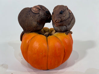 "Two Mice on Pumkin" available at Artifex 