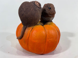 "Two Mice on Pumkin" available at Artifex 