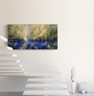 "Bluebell Carpet Painting" available at Artifex 