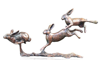 "Small Hares Running" available at Artifex 