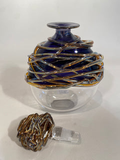 Golden Purple Trailing Perfume Bottle