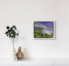 Rockpools, Distant Headland Painting