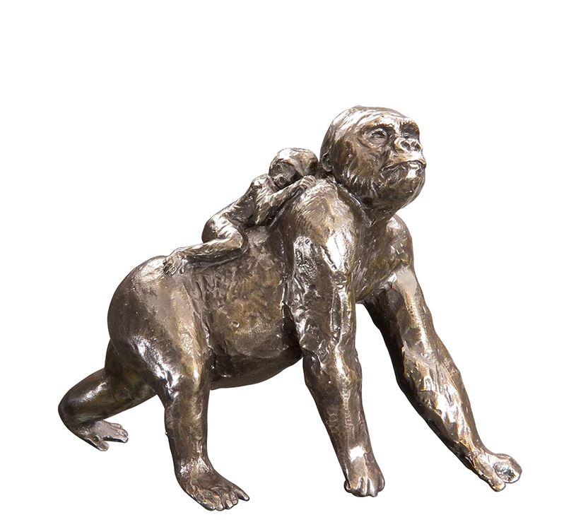 "Gorilla with Baby" available at Artifex 
