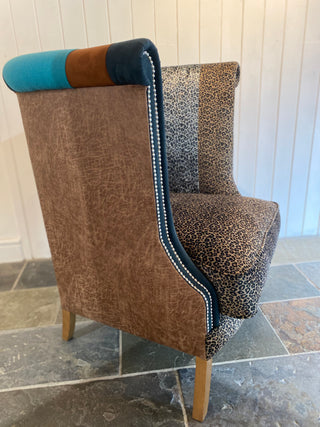 “Silver Leopard" Easy Chair