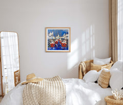Harbourside painting