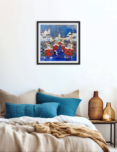 Harbourside painting
