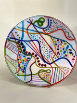 Carnival Fused Glass Bowl
