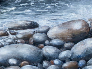 Pebbles Seascape Original Painting