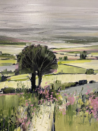 Summer Fields with Campion Original Painting