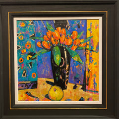 The Red Tulip Original Painting