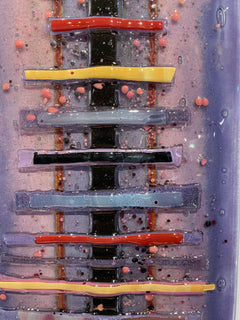 Purple Kebab Glass Panel