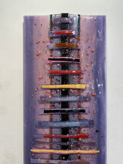 Purple Kebab Glass Panel