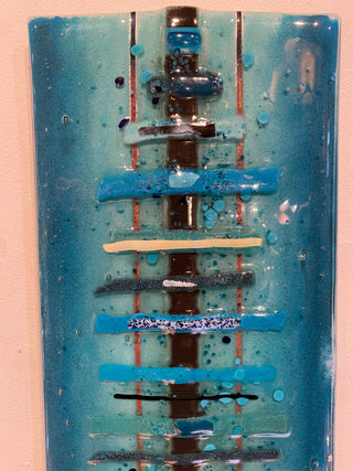 Turquoise Kebab Glass Panel