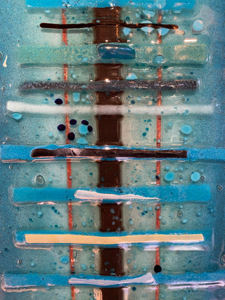 Turquoise Kebab Glass Panel