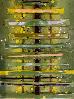 Green Kebab Glass Panel