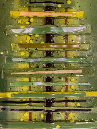 Green Kebab Glass Panel