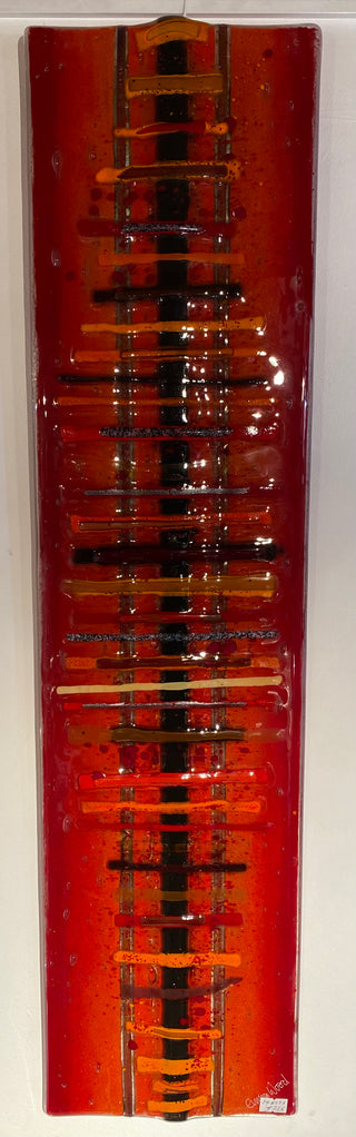 Red Kebab Glass Panel