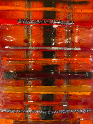 Red Kebab Glass Panel