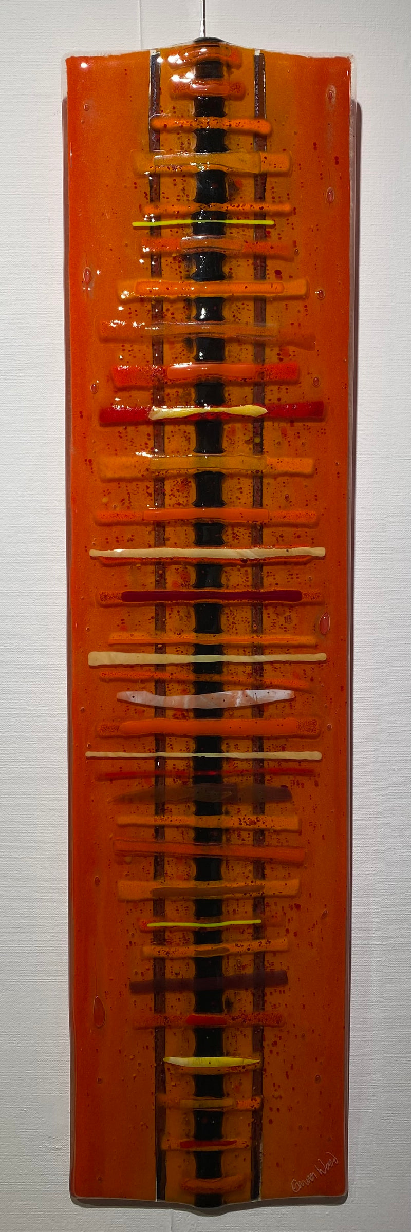 Orange Kebab Glass Panel