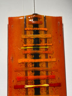 Orange Kebab Glass Panel