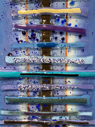 Blue Kebab Glass Panel