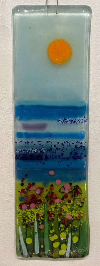 Small Meadow Glass Panel