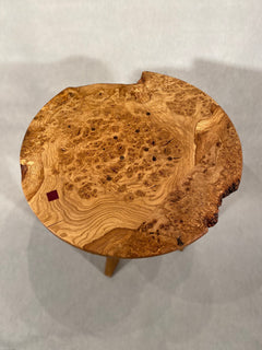 Burr Oak Side Table