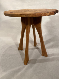 Burr Oak Side Table