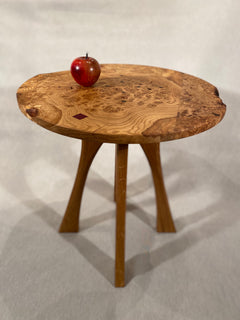 Burr Oak Side Table