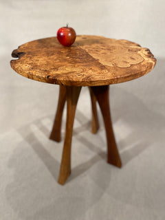 Burr Oak Side Table