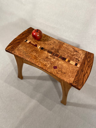 Burr Oak Side Table