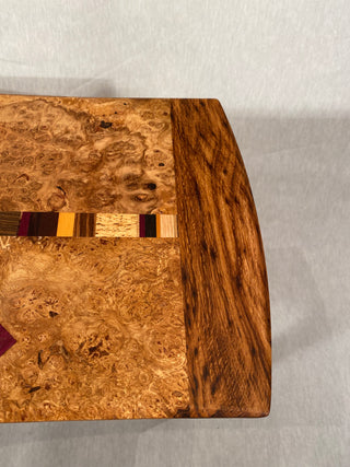 Burr Oak Side Table