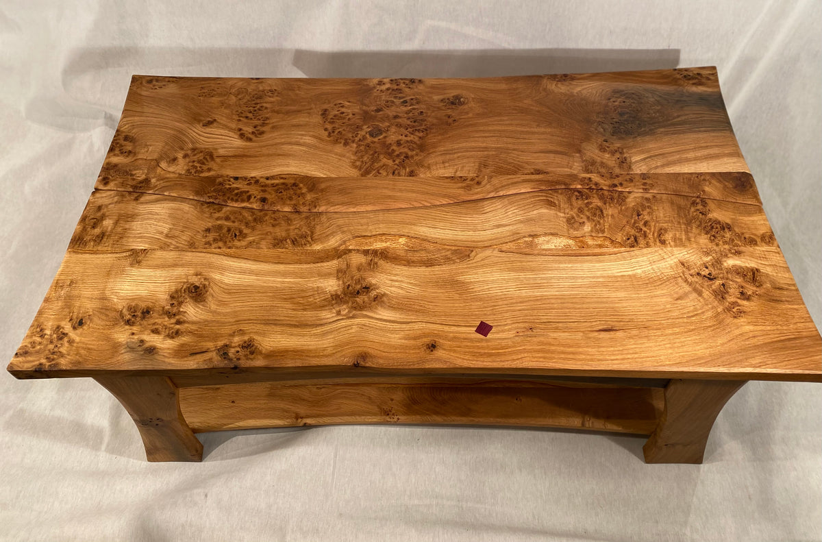 Solid Burr Oak Coffee Table