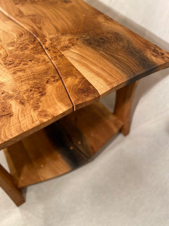 Solid Burr Oak Coffee Table