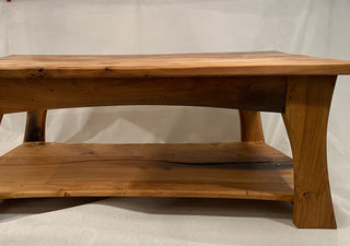 Solid Burr Oak Coffee Table