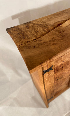 Solid Oak & Burr Oak Cabinet