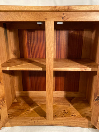 Solid Oak & Burr Oak Cabinet