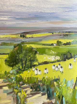 Lilac Fields & Sheep