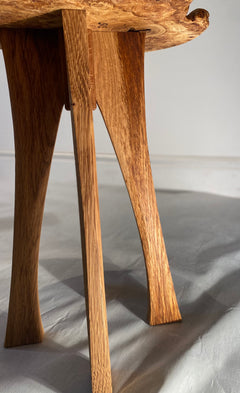Burr Oak Side Table
