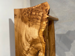 Burr Oak Bench/Bookcase/Tv Cabinet