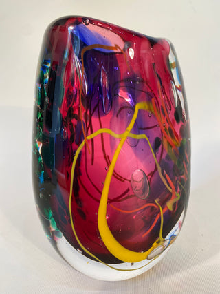 Hand Blown Glass Vessel