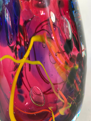 Hand Blown Glass Vessel