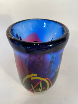 Hand Blown Glass Vessel