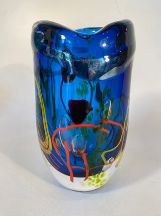 Hand Blown Glass Vessel